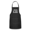 I Prefer My Puns Intended Adjustable Apron