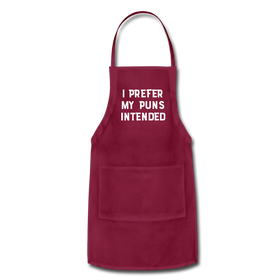 I Prefer My Puns Intended Adjustable Apron