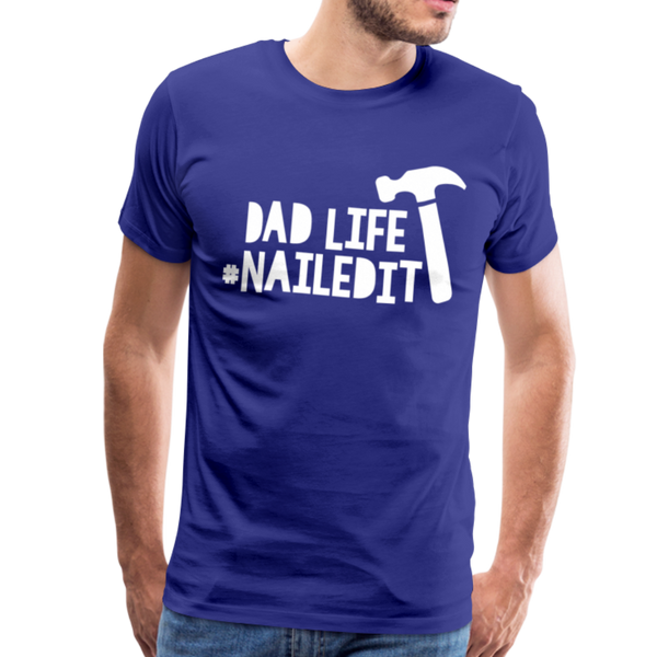 Dad Life Nailed It Men's Premium T-Shirt - royal blue