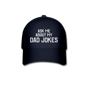 Ask Me About My Dad Jokes Baseball Cap