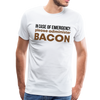 In Case of Emergency Please Adminster Bacon Men's Premium T-Shirt - white