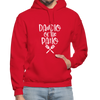 Daddio of the Patio BBQ Dad Heavy Blend Adult Hoodie - red