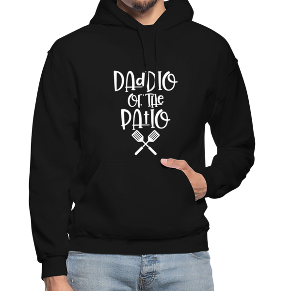 Daddio of the Patio BBQ Dad Heavy Blend Adult Hoodie - black