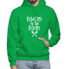 Daddio of the Patio BBQ Dad Heavy Blend Adult Hoodie - kelly green