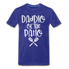 Daddio of the Patio BBQ Dad Premium T-Shirt - royal blue