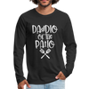 Daddio of the Patio BBQ Dad Long Sleeve T-Shirt - black