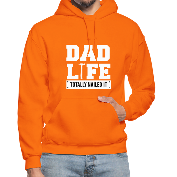 Dad Life Totally Nailed It Gildan Heavy Blend Adult Hoodie - orange