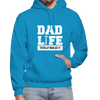 Dad Life Totally Nailed It Gildan Heavy Blend Adult Hoodie - turquoise