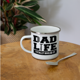 Dad Life Totally Nailed It Camper Mug