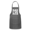 Dad Life Totally Nailed It Adjustable Apron - charcoal