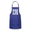 Dad Life Totally Nailed It Adjustable Apron - royal blue