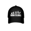 Born To Grill Evolution BBQ Baseball Cap - black