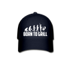 Born To Grill Evolution BBQ Baseball Cap - navy
