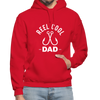 Reel Cool Dad Fishing Heavy Blend Adult Hoodie - red