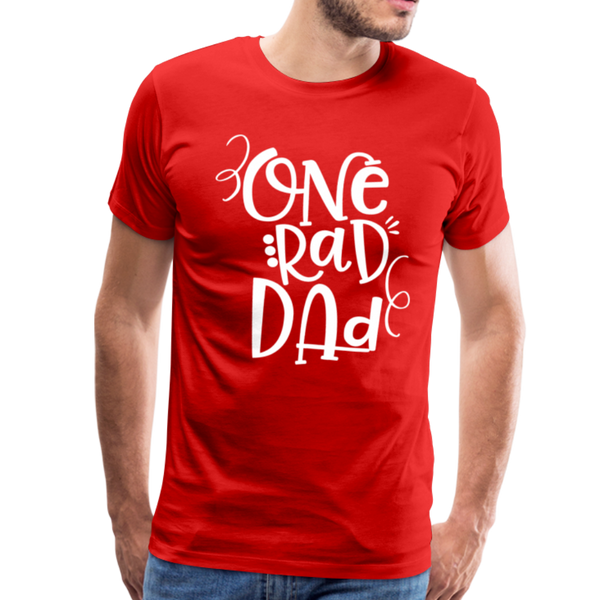 One Rad Dad Men's Premium T-Shirt - red