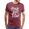 One Rad Dad Men's Premium T-Shirt - heather burgundy