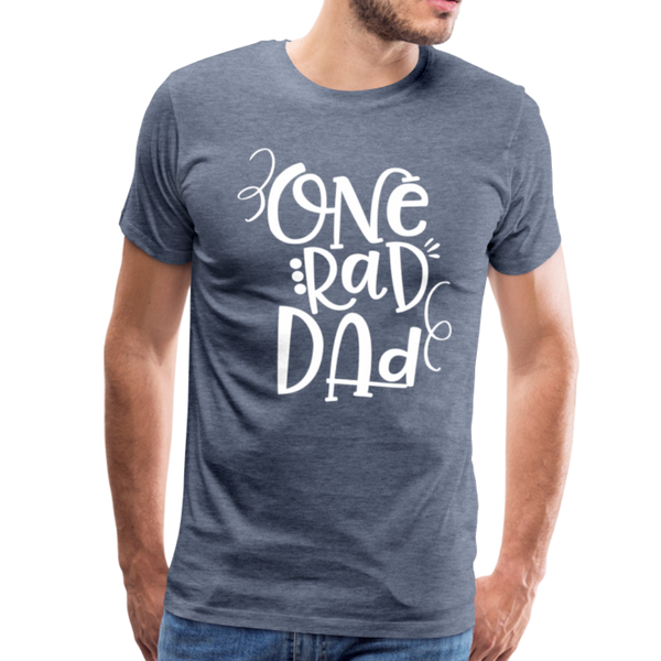 One Rad Dad Men's Premium T-Shirt - heather blue