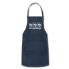He He He The Laughing Gas Adjustable Apron - navy