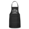 I Might be Nerdy but Only Periodically Adjustable Apron - black