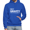 Obey Gravity It's the Law Gildan Heavy Blend Adult Hoodie - royal blue