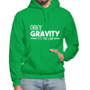 Obey Gravity It's the Law Gildan Heavy Blend Adult Hoodie - kelly green