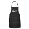 Obey Gravity It's the Law Adjustable Apron - black