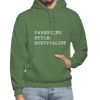 Parenting Style: Survivalist Gildan Heavy Blend Adult Hoodie - military green