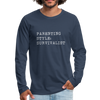 Parenting Style: Survivalist Men's Premium Long Sleeve T-Shirt - navy