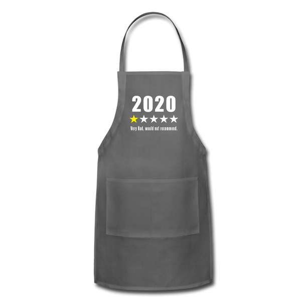 2020 1-Star Very Bad, Would Not Recommend Adjustable Apron - charcoal