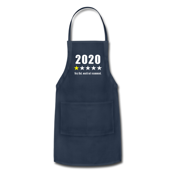 2020 1-Star Very Bad, Would Not Recommend Adjustable Apron - navy