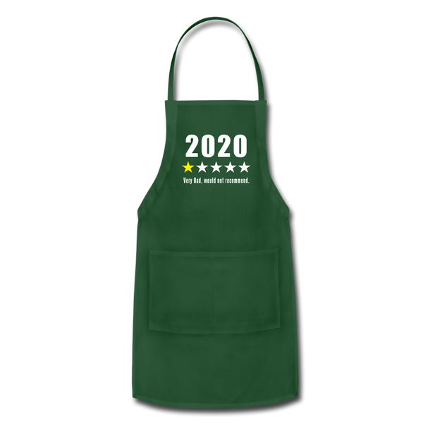 2020 1-Star Very Bad, Would Not Recommend Adjustable Apron - forest green
