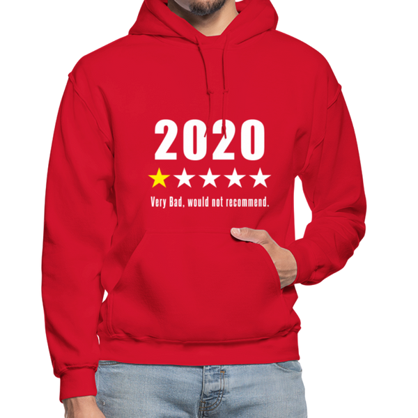 2020 1-Star Very Bad, Would Not Recommend Gildan Heavy Blend Adult Hoodie - red