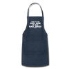 Come to the Dad Side, We Have Bad Jokes Adjustable Apron - navy