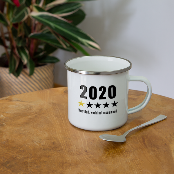 2020 1-Star Very Bad, Would Not Recommend Camper Mug - white