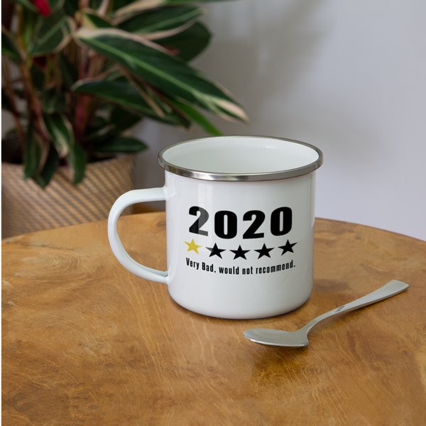 2020 1-Star Very Bad, Would Not Recommend Camper Mug - white