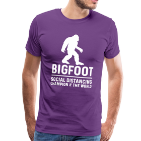 Bigfoot Social Distancing Champion of the World Men's Premium T-Shirt