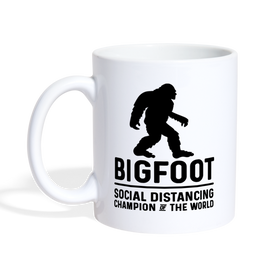 Bigfoot Social Distancing Champion of the World Coffee/Tea Mug