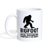 Bigfoot Social Distancing Champion of the World Coffee/Tea Mug
