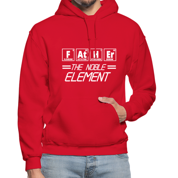 FATHER The Noble Element Periodic Elements Gildan Heavy Blend Adult Hoodie - red