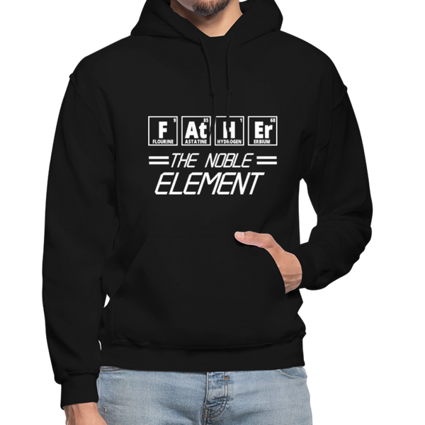 FATHER The Noble Element Periodic Elements Gildan Heavy Blend Adult Hoodie - black