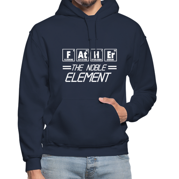 FATHER The Noble Element Periodic Elements Gildan Heavy Blend Adult Hoodie - navy