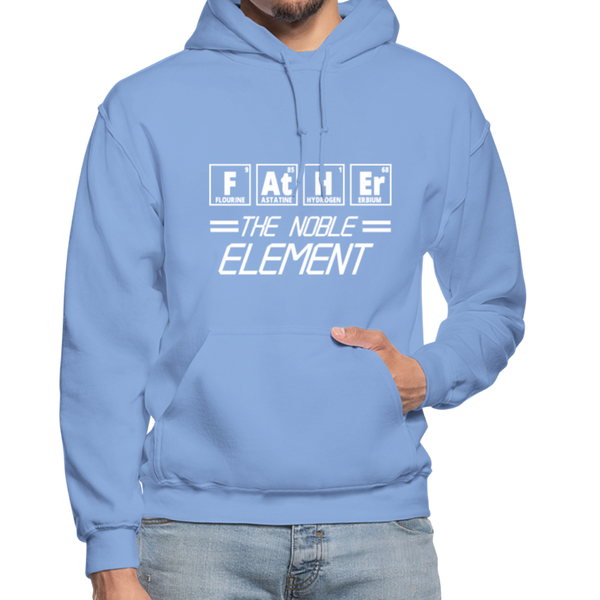 FATHER The Noble Element Periodic Elements Gildan Heavy Blend Adult Hoodie - carolina blue