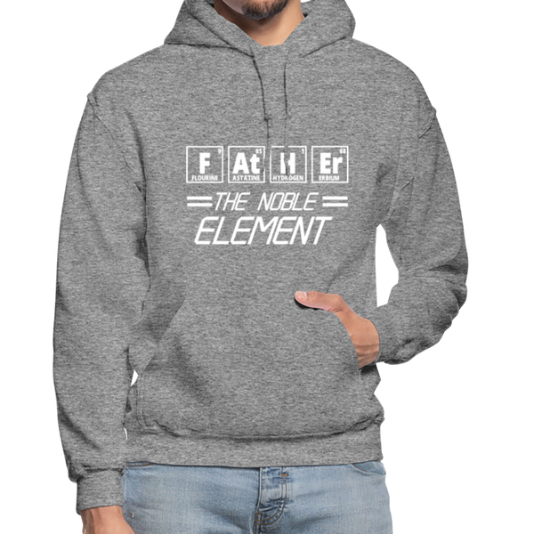 FATHER The Noble Element Periodic Elements Gildan Heavy Blend Adult Hoodie - graphite heather