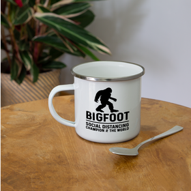 Bigfoot Social Distancing Champion of the World Camper Mug
