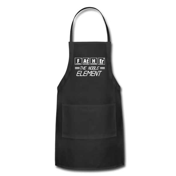 FATHER The Noble Element Periodic Elements Adjustable Apron - black