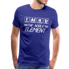 FATHER The Noble Element Periodic Elements Men's Premium T-Shirt - royal blue