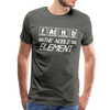 FATHER The Noble Element Periodic Elements Men's Premium T-Shirt - asphalt gray