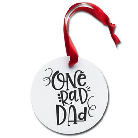 One Rad Dad Holiday Ornament