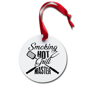 Smoking Hot Grill Master Holiday Ornament