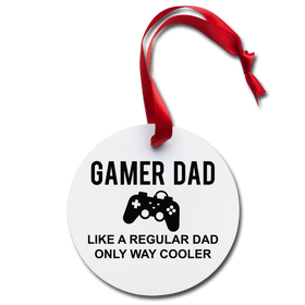 Gamer Dad Like a Regular Dad But Cooler Holiday Ornament